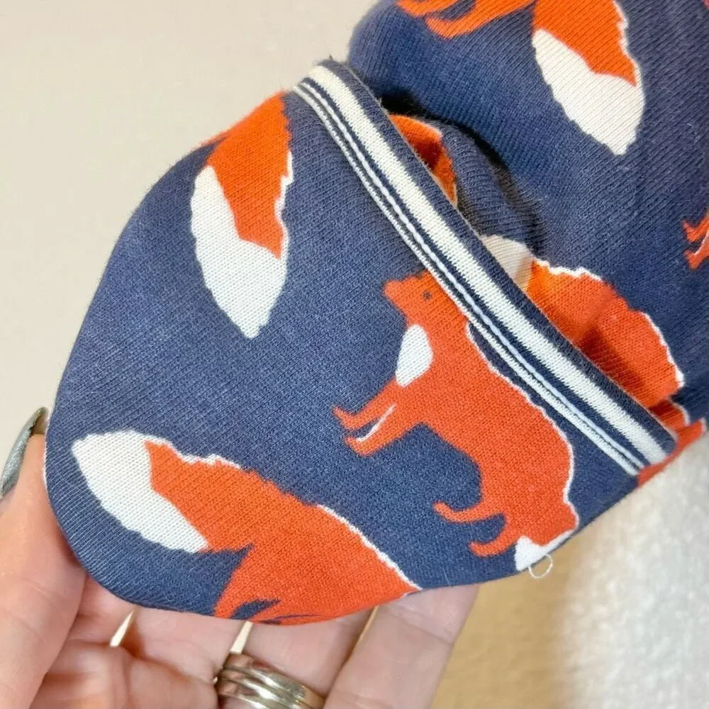 NWOT Baby Boden Cozy All In One Hooded Fox Snowsuit 3-6 Months